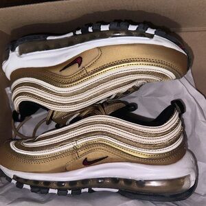 Nike Air Max 97 Shoes in Metallic Gold